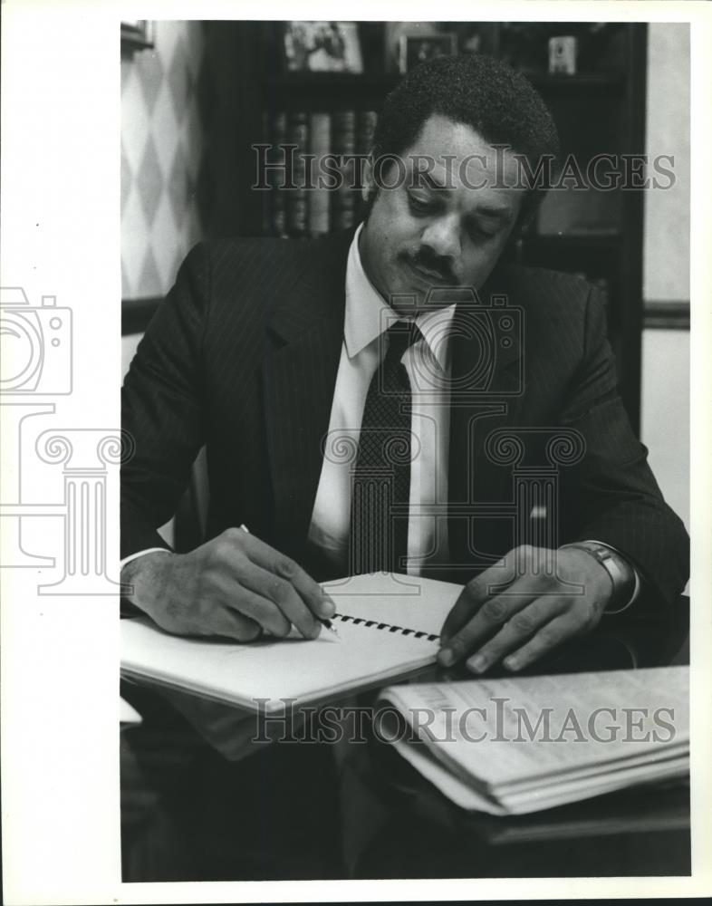 1980 Press Photo James White, Certified Public Accountant - abna29122 - Historic Images