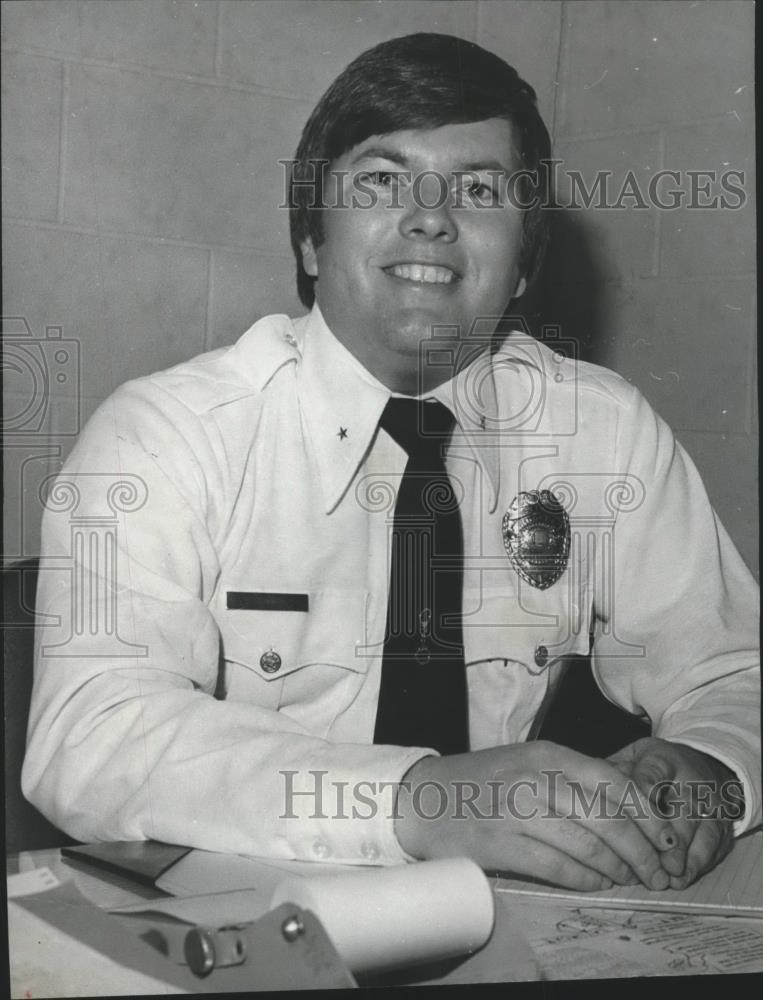 1977 Press Photo David Cummings, Hoover Police Chief - abna29449 - Historic Images