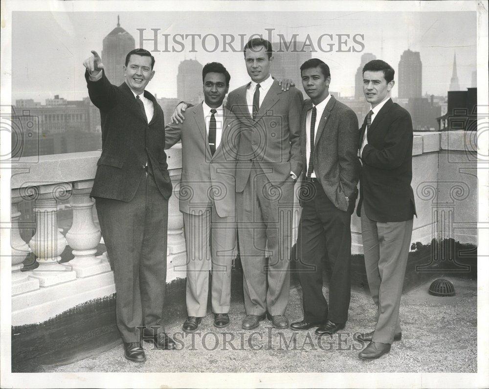 1959 Press Photo Retgers University Foreign Students - RRV59839 - Historic Images