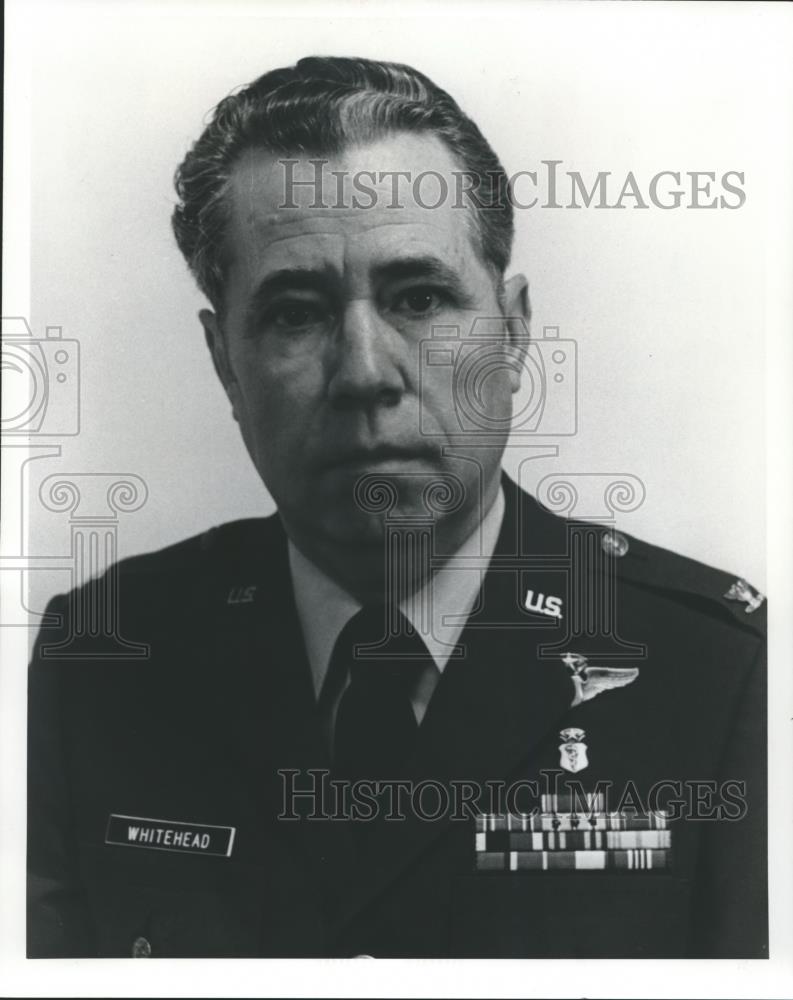 1977 Press Photo Colonel Leslie E. Whitehead, Alabama Air National Guard - Historic Images