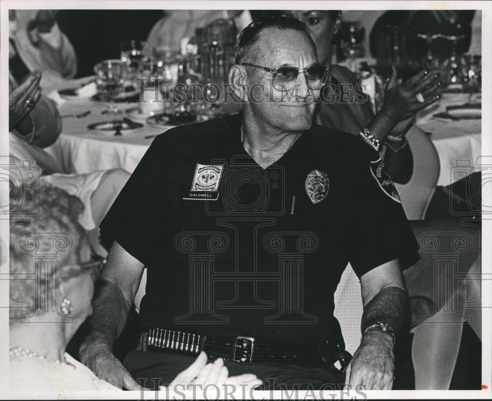 1990 Press Photo Birmingham Police Officer Jesse Paul Caldwell at Event - Historic Images