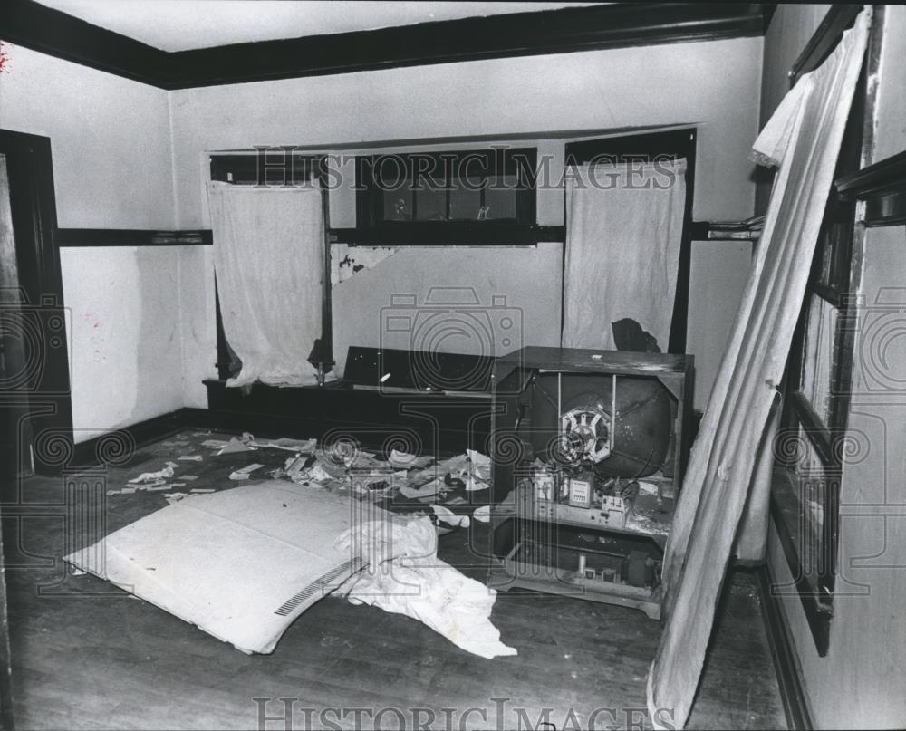 1978 Press Photo Burglarized Room in Birmingham, Alabama - abna29816 - Historic Images