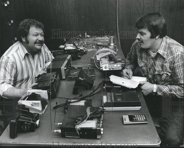 Lieutenant E. H. Patton, Dennis Reno attempt to match property, 1981 ...