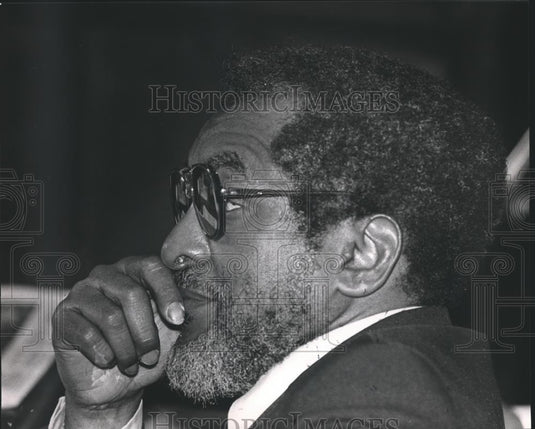 1985 Press Photo Lewis White, Arrington Aide - abna30104 - Historic Images