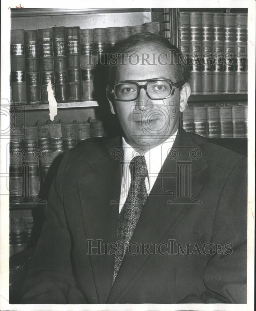 1978 Press Photo Judge Holcomb, new District Court judge - abna30272 - Historic Images