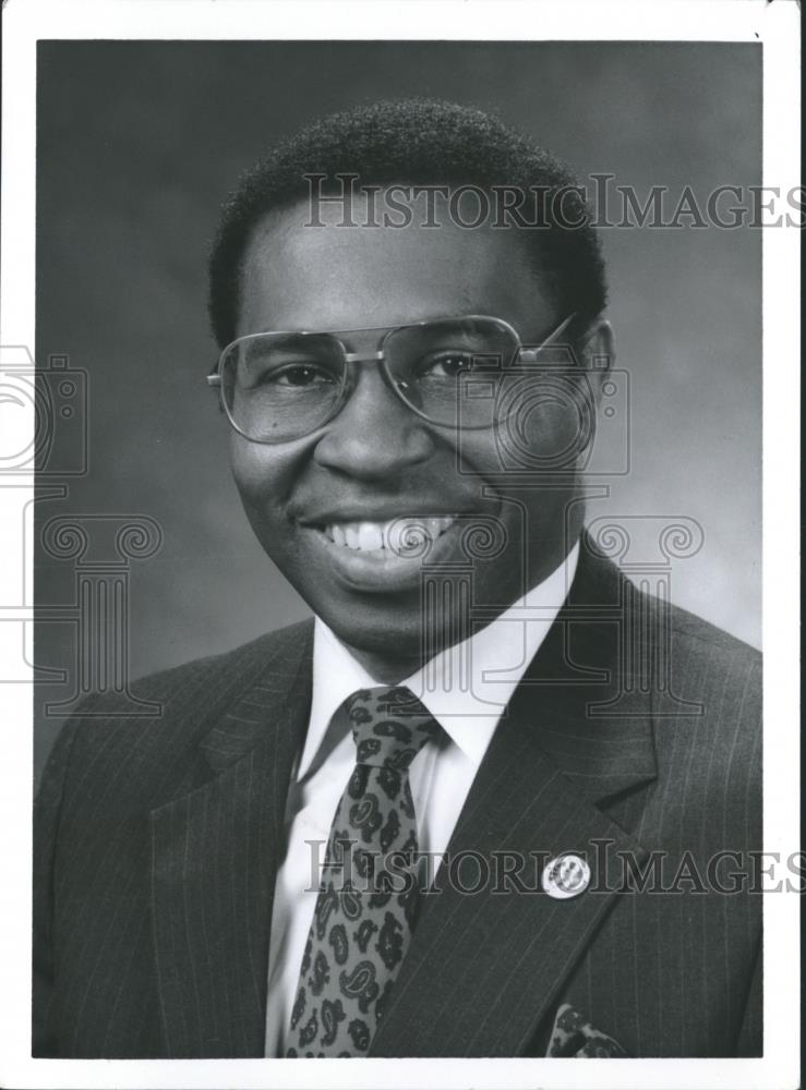 Press Photo Fred Gainous of Chancellor, Alabama, Junior Colleges - abna30421 - Historic Images