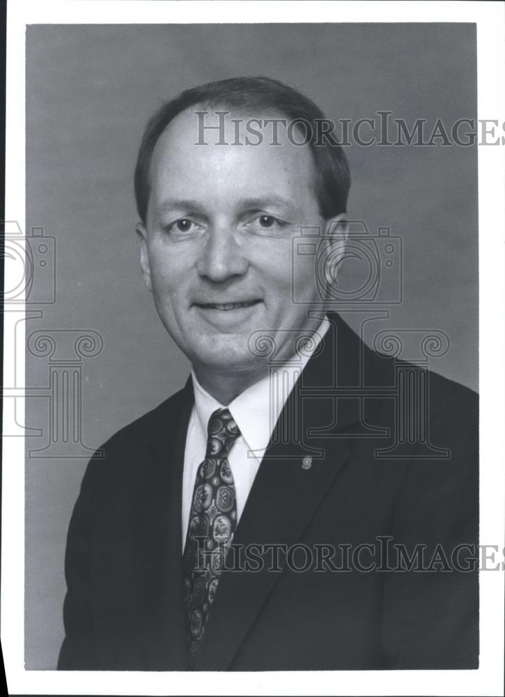 Press Photo Randall L. Haines, President of Compass Bank in Birmingham, Alabama - Historic Images