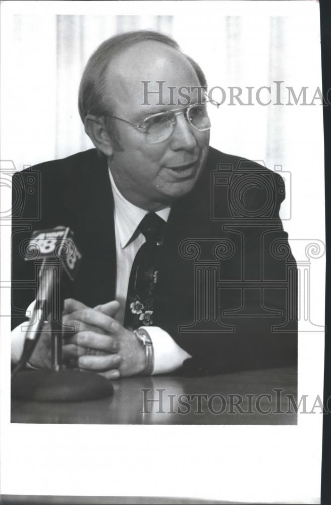 1979 Press Photo Doctor Drew Gunnells, Alabama Baptist Prexy - abna30595 - Historic Images