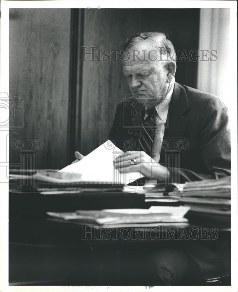 1979 Press Photo Henry C. Goodrich, former vice president of Rust Engineering - Historic Images