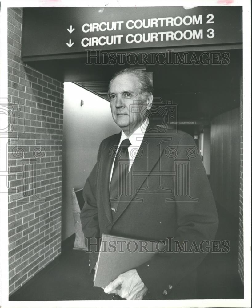 1981 Press Photo Judge Gardner F. Goodwyn Junior, Bessemer Cutoff Circuit Clerk - Historic Images