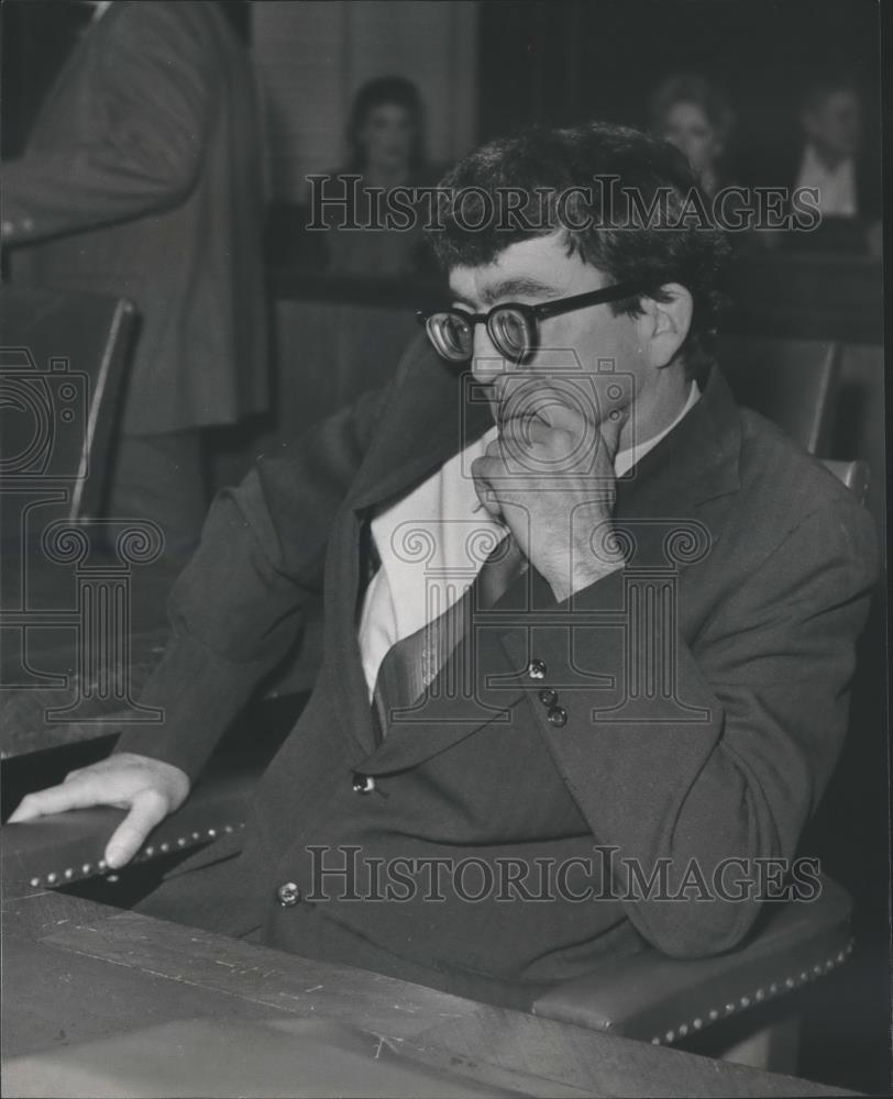 1983 Press Photo Hollis Gothard convicted of murder of woman while driving drunk - Historic Images