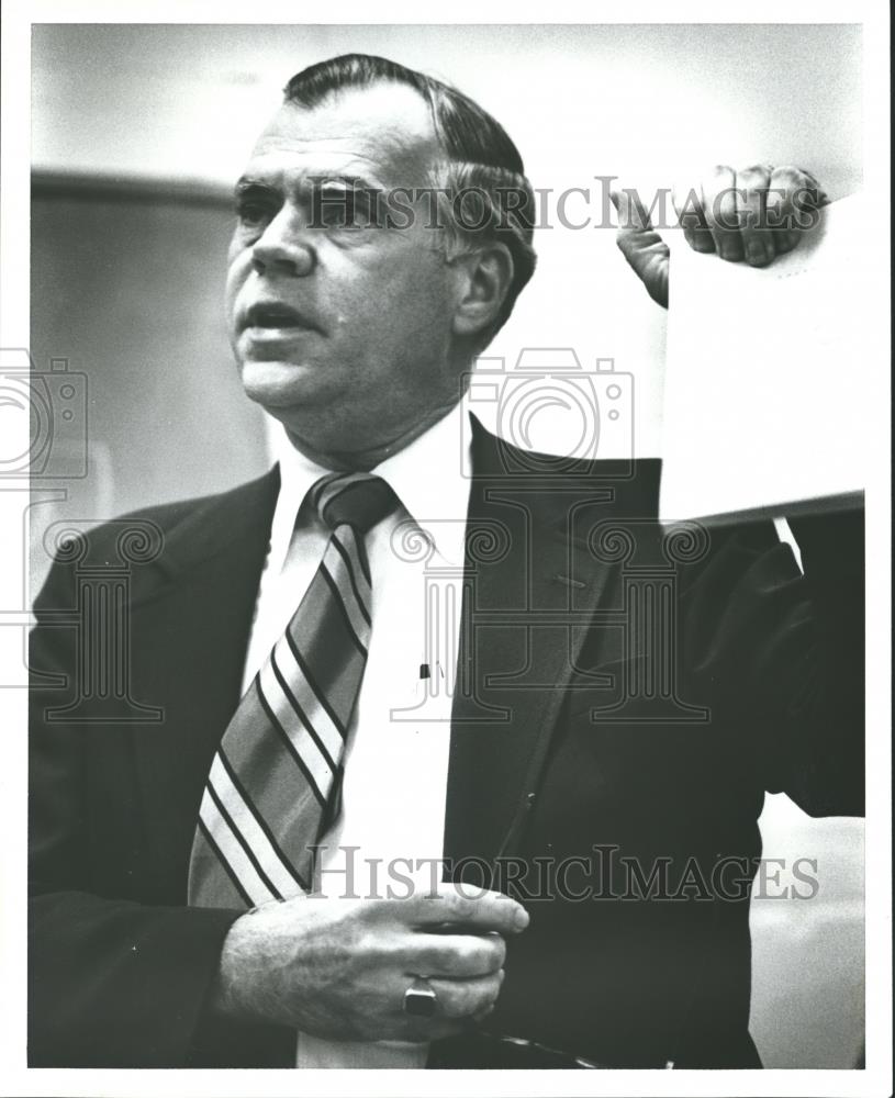 1980 Press Photo Joe Garity of Shelby County Planning Commission member - Historic Images