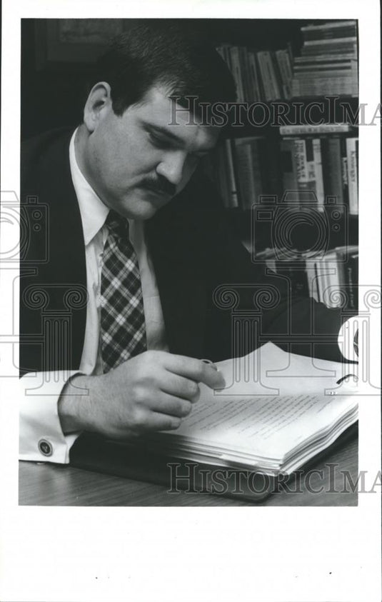 1980 Press Photo Bill Harris, Alabama Republican Party Chairman - abna31150 - Historic Images