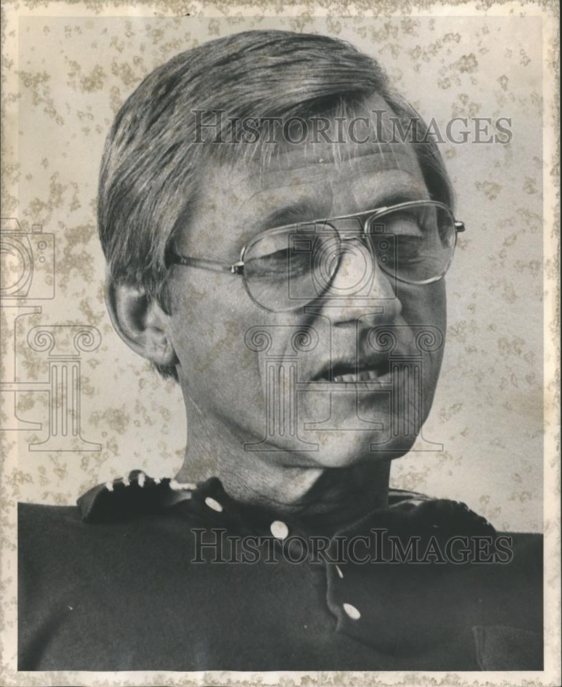 1978 Press Photo Doctor David Harrell, University of Alabama Professor - Historic Images