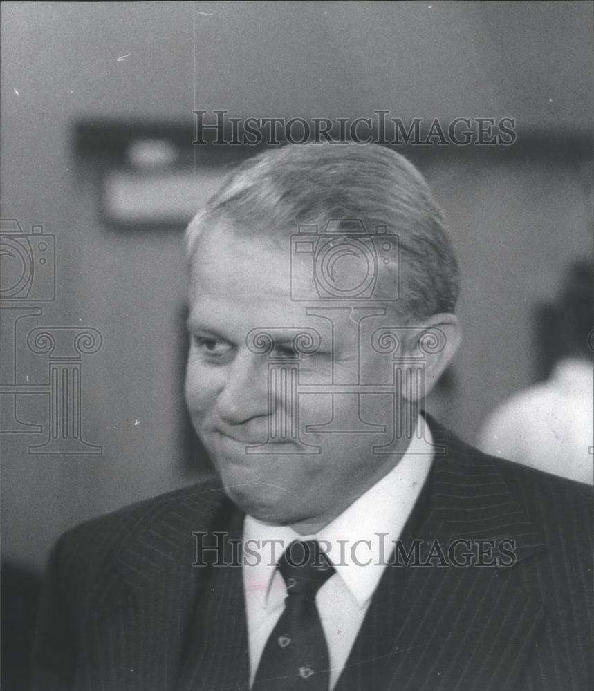 1980 Press Photo Dr. Handley Funderburke, Auburn University Prexy, Alabama - Historic Images