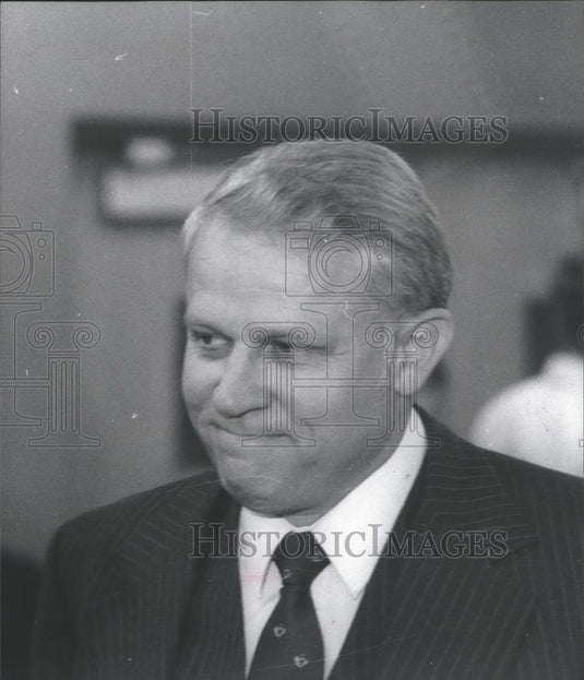 1980 Press Photo Dr. Handley Funderburke, Auburn University Prexy, Alabama - Historic Images