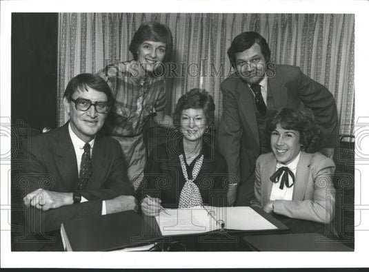 1980 Press Photo Birmingham Advertising Club Has New Officers, Alabama - Historic Images