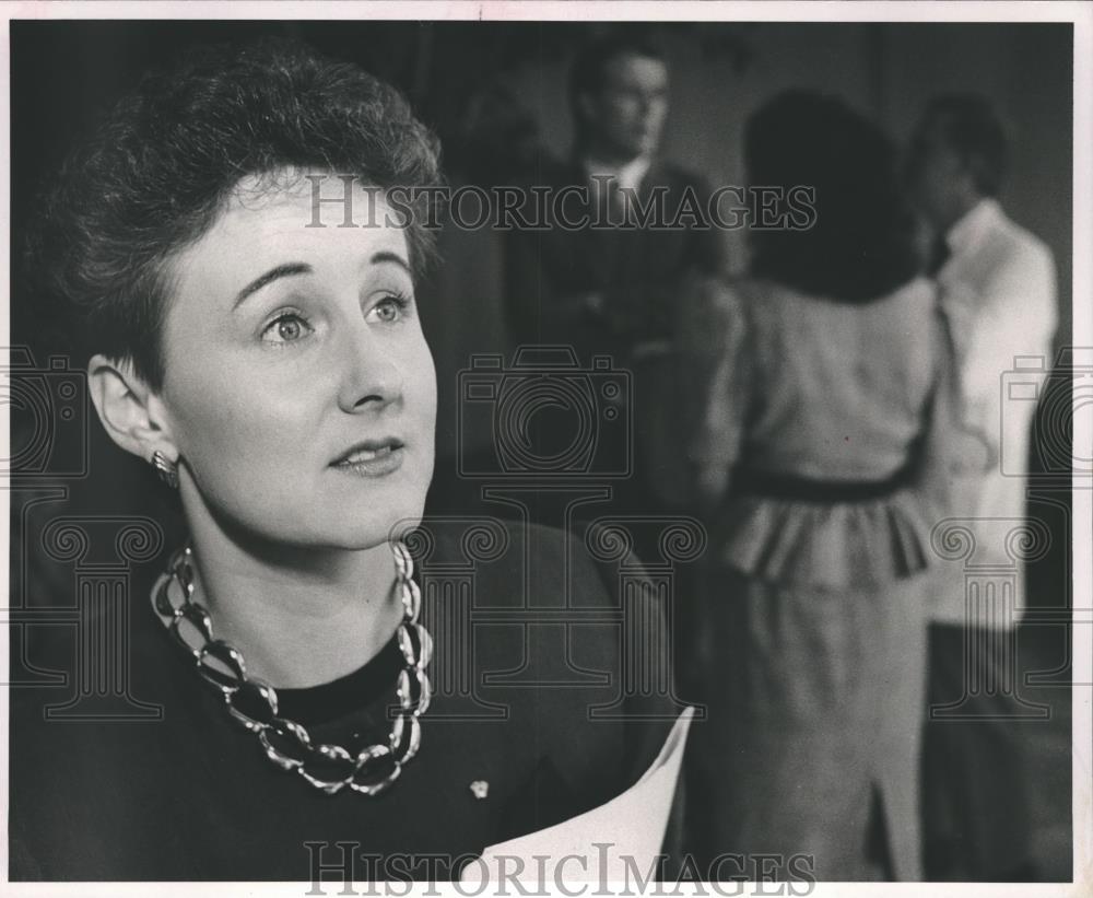 1989 Press Photo Alabama Pro-Life Coalition spokeswoman Carrie Gordon, Alabama - Historic Images