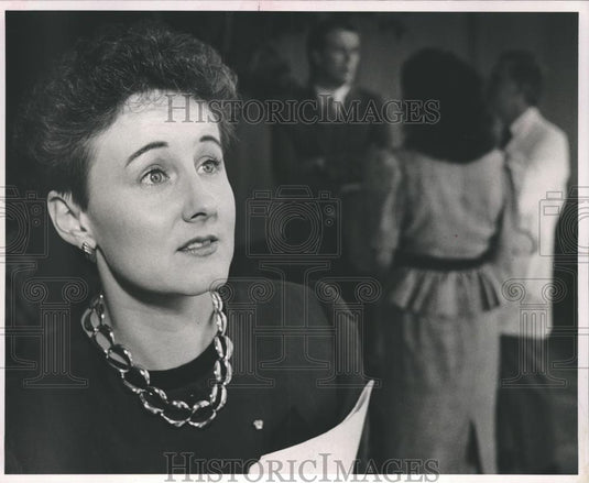 1989 Press Photo Alabama Pro-Life Coalition spokeswoman Carrie Gordon, Alabama - Historic Images