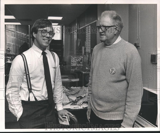 1983 Press Photo Tom Harper, Birmingham News Art Department - abna31492 - Historic Images
