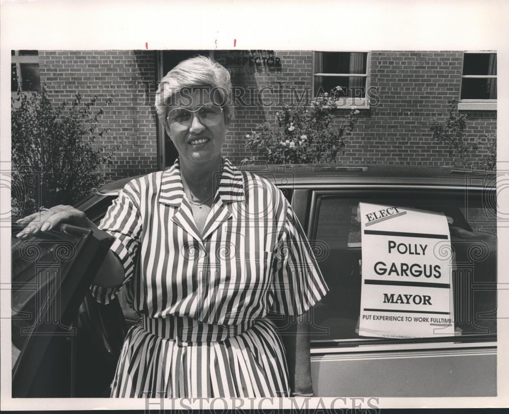 1988 Press Photo Polly Gargus candidate for Oneonta, Alabama Mayor Race - Historic Images