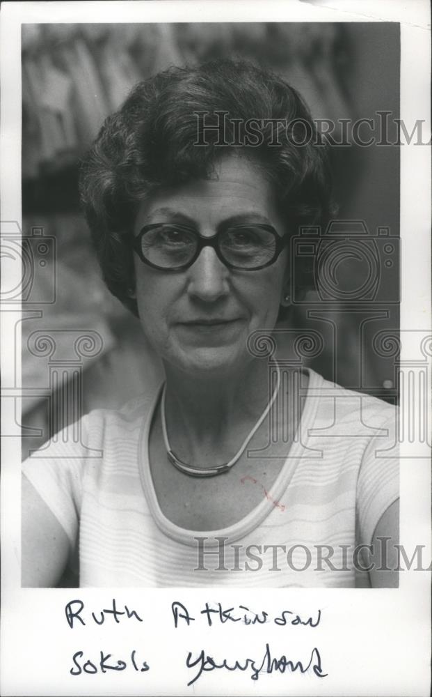 1978 Press Photo Ruth Atkinson, Sokol&#39;s Youngland - abna31849 - Historic Images