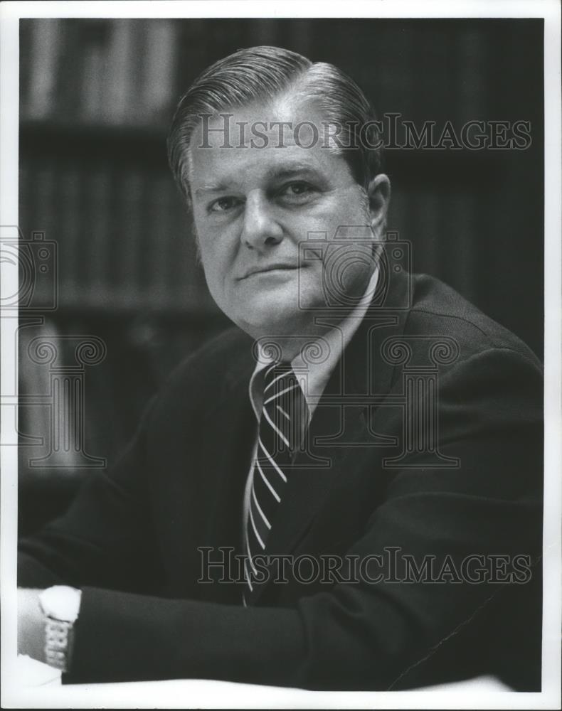 Press Photo S. Richardson Hill, Former President, University of Alabama - Historic Images