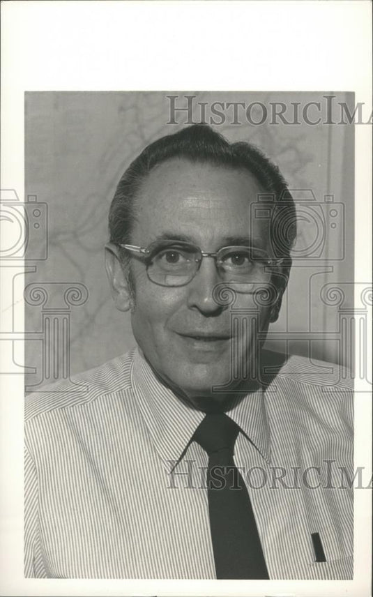 1985 Press Photo Ed Hollis, Saint Clair County Official - abna31905 - Historic Images