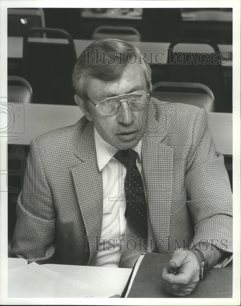 1982 Press Photo Gerald Johnson, Birmingham Association of City Employees - Historic Images