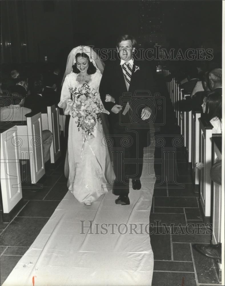 1979 Press Photo Mrs. and Mrs. Fob James, III, Son of Alabama Governor and Wife - Historic Images