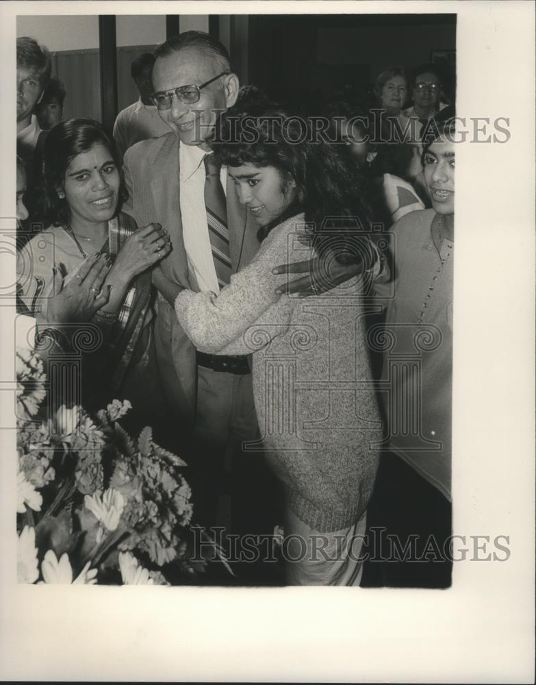 1986 Press Photo Abdullah H. Khatri, University of Alabama Birmingham Professor - Historic Images