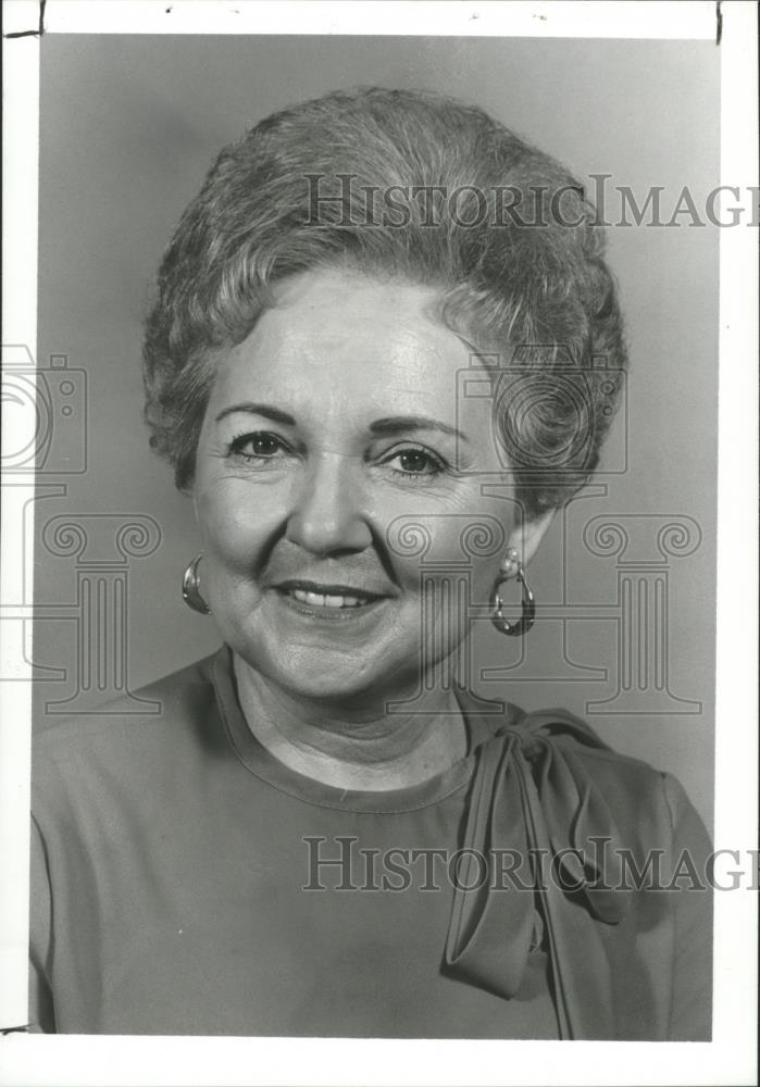 1982 Press Photo Mrs. Betty Jahn was chosen "Woman of the Year", Birmingham - Historic Images