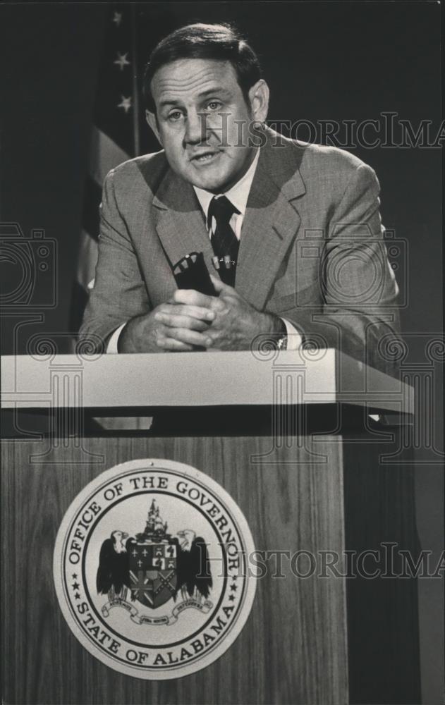 1982 Press Photo Alabama Governor Fob James - abna32255 - Historic Images
