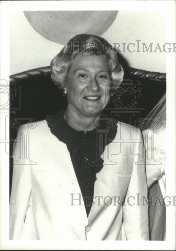 1986 Press Photo Janet Hill, wife of Dr. Hill of Univ of Alabama Birmingham - Historic Images