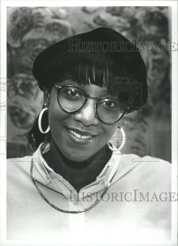 1992 Press Photo Kela Holmes of Tarrant High - abna32387 - Historic Images