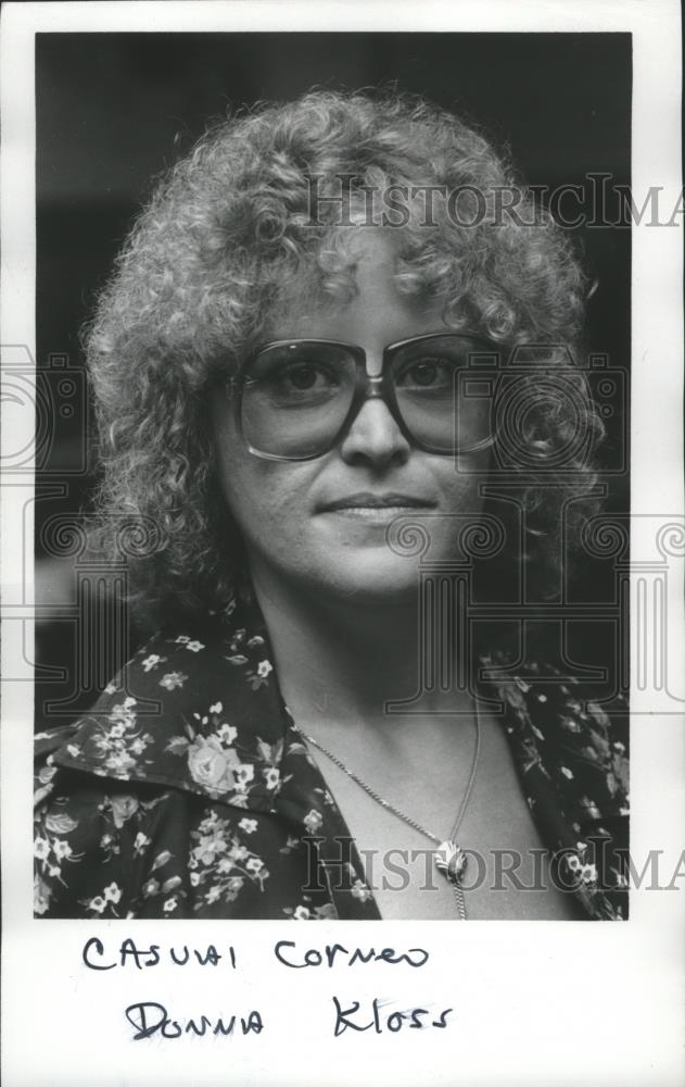 1978 Press Photo Donna Kloss of Casual Corner - abna32403 - Historic Images