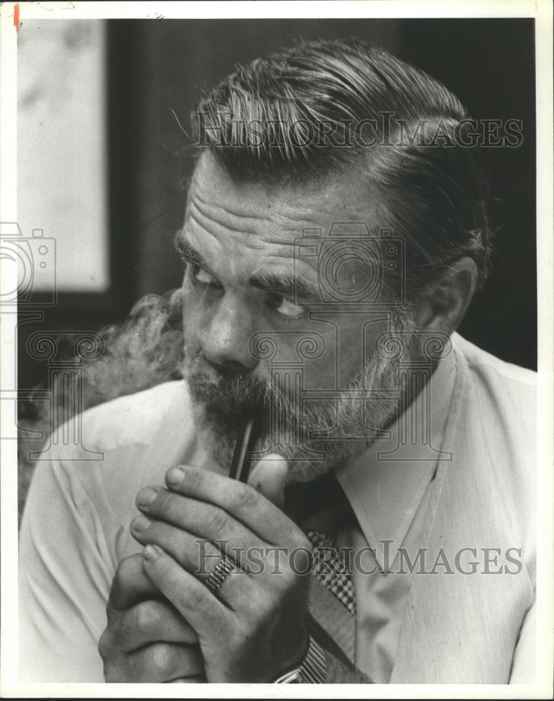 1981 Press Photo John (Jack) Hunt, Jefferson County School Superintendent - Historic Images