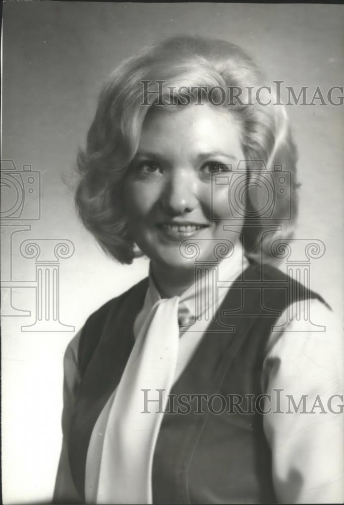 1979 Press Photo Mrs. Bobbie B. Hill, Metro Bank, Birmingham, Alabama - Historic Images