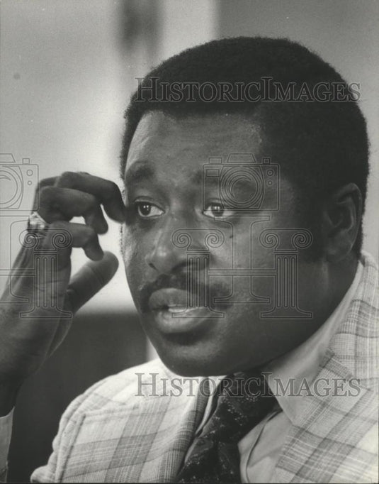 1980 Press Photo Earl Hilliard, politician, Alabama - abna32579 - Historic Images