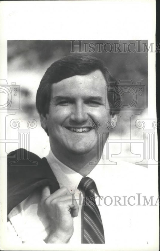1986 Press Photo Mike Hill, candidate for Legislative District 41, Alabama - Historic Images