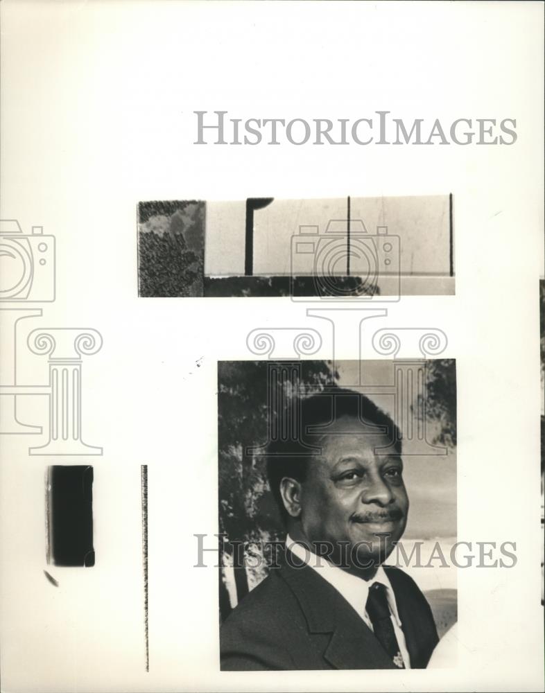 1983 Press Photo Elijah Hill, United States Federal Marshall - abna32598 - Historic Images