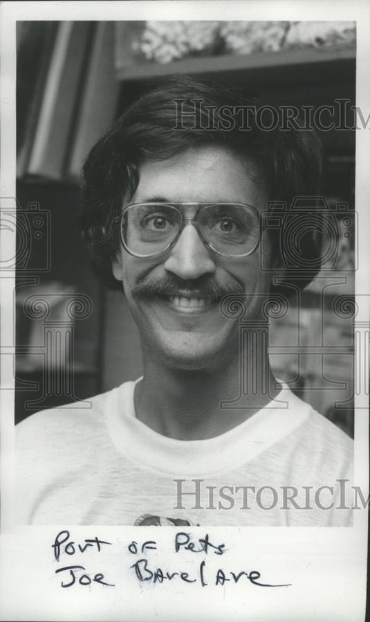 1978 Press Photo Port of Pets Joe Barelare - abna32636 - Historic Images