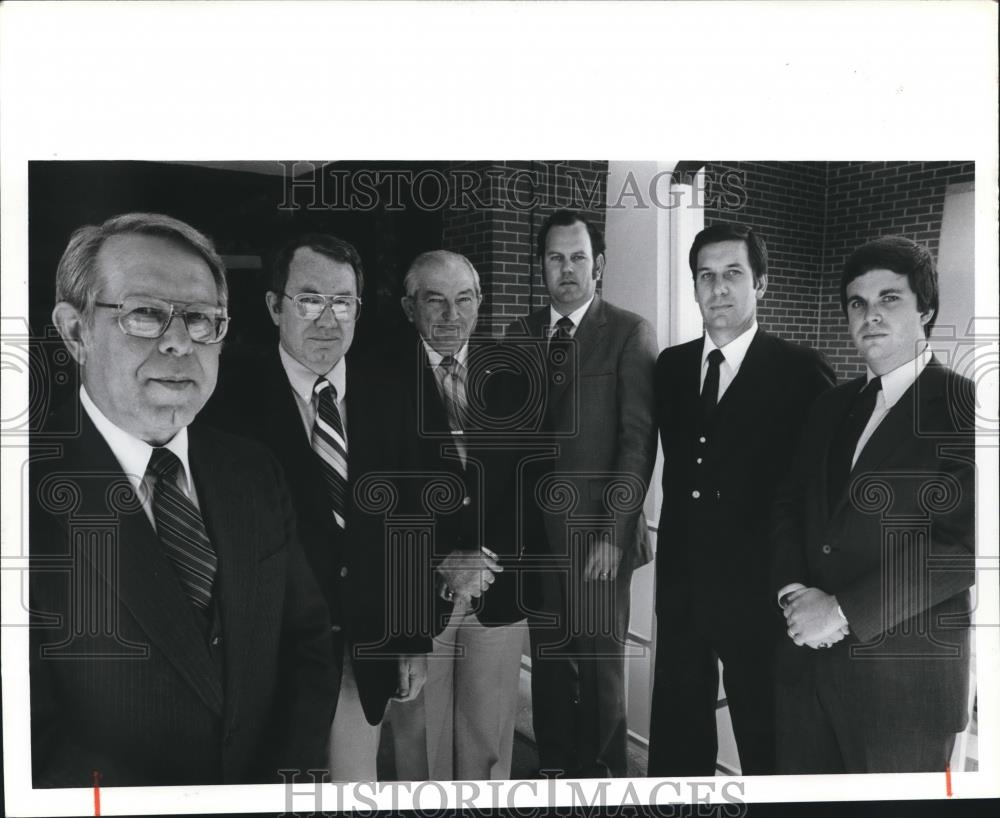 1981 Press Photo Hoover Chamber of Commerce officers - abna32737 - Historic Images