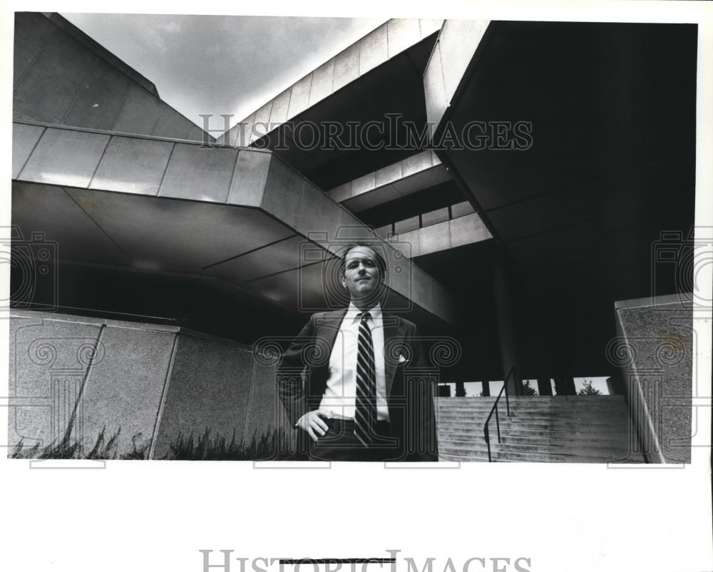 1982 Press Photo George Jenkins, Birmingham, Alabama, Jefferson County Center - Historic Images