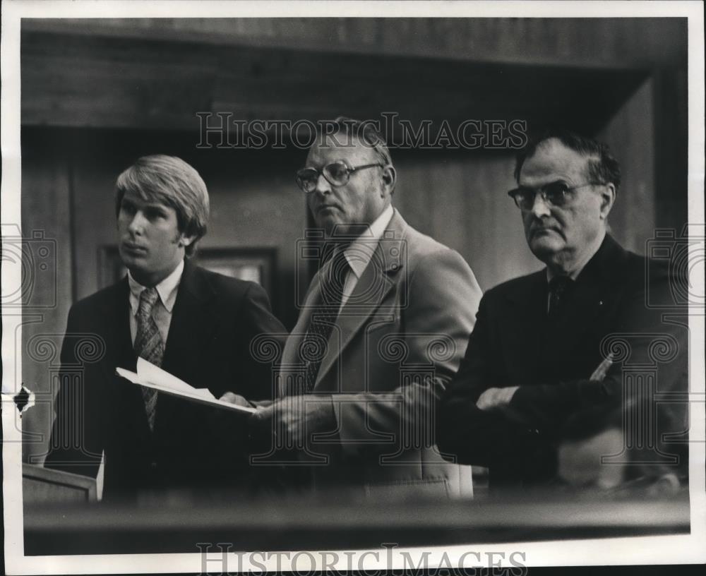 1978 Press Photo Sergeant Tommy King, Birmingham Police Officer with Others - Historic Images