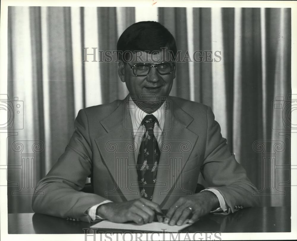 1980 Press Photo Wallace Kirkpatrick, Army Ballistic Missile Defense, Alabama - Historic Images