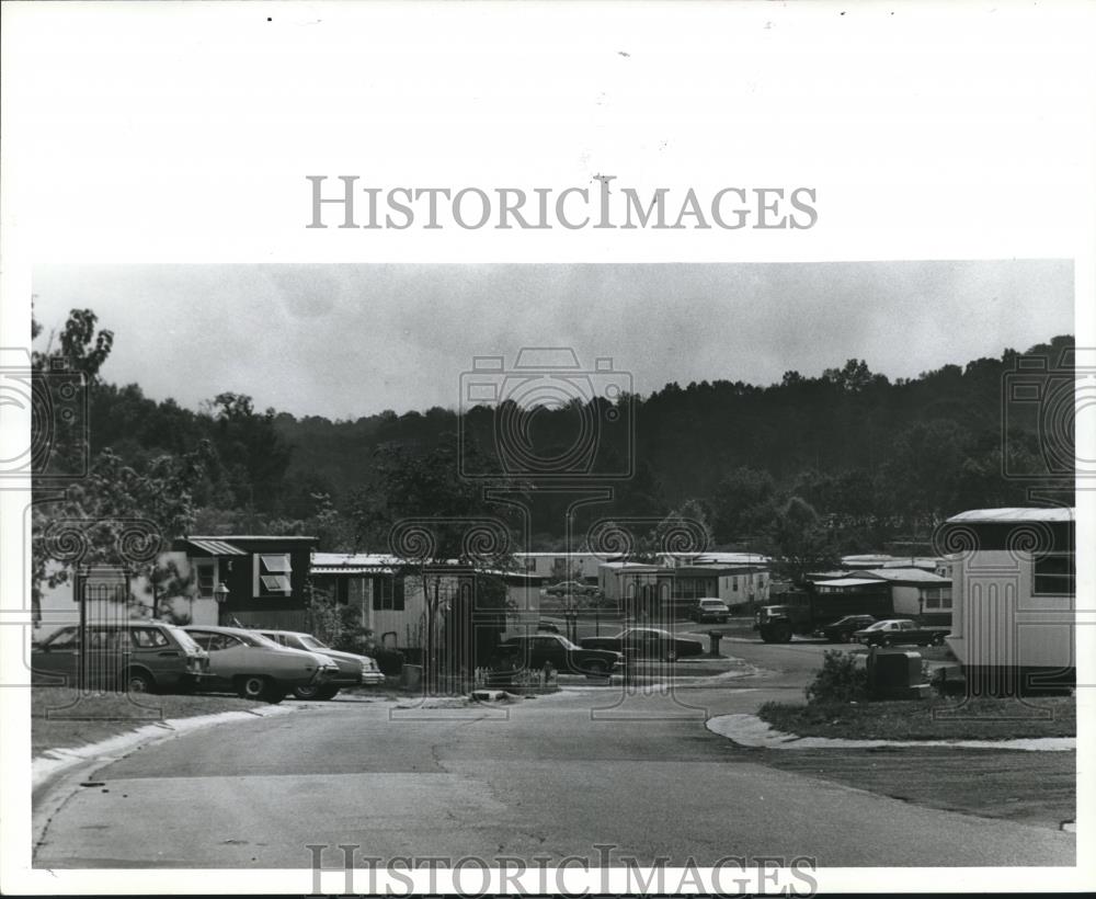 1981 Press Photo London Village Mobile Home Park, Trussville, Alabama - Historic Images