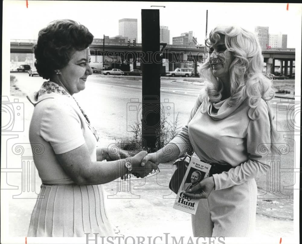 1978 Press Photo Wife of Candidate for Alabama Governor Mrs. Guy Hunt, Helen - Historic Images