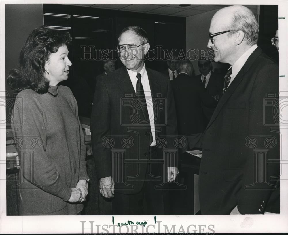 1989 Press Photo Dewayne Jeffreys, Highway Engineer, retirement party (Alabama) - Historic Images