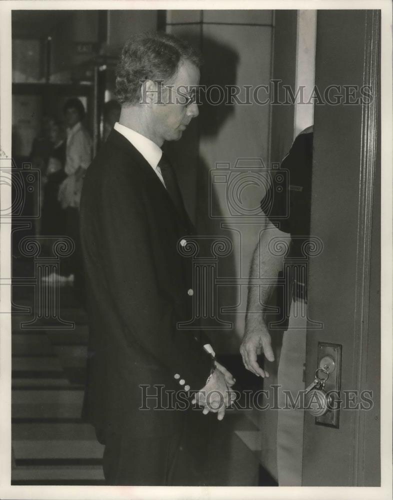1985 Press Photo Defendant Victor Hamilton, Crime - abna33126 - Historic Images